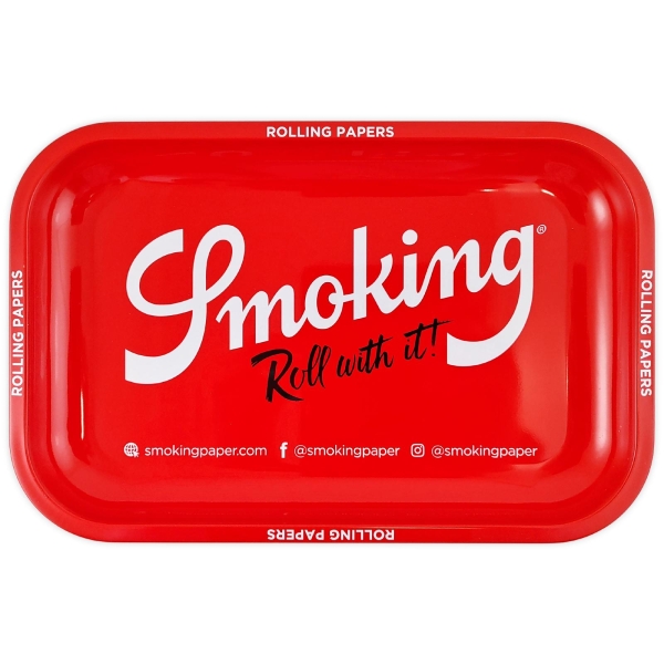 Smoking Rot Rolling Tray Drehunterlage Medium Size Tablett 1